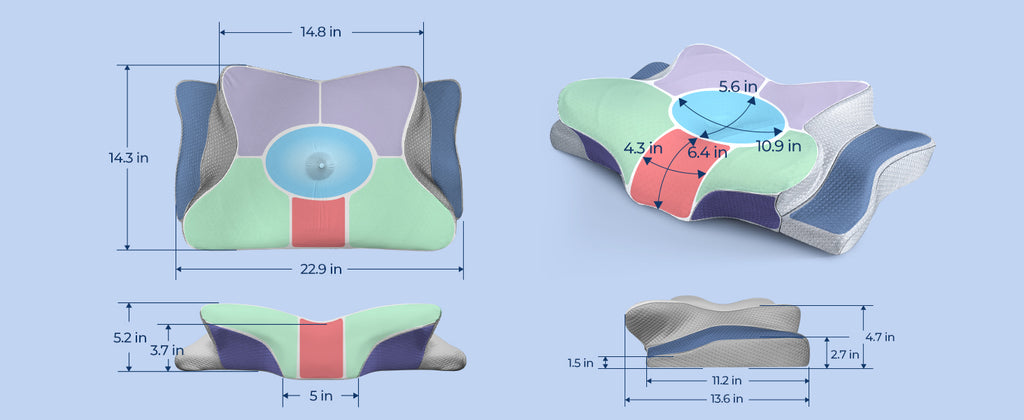 DreamDuo Adjustable Cervical Pillow