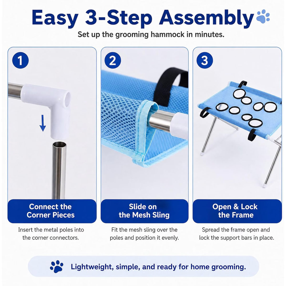 Dog Grooming Hammock Stand