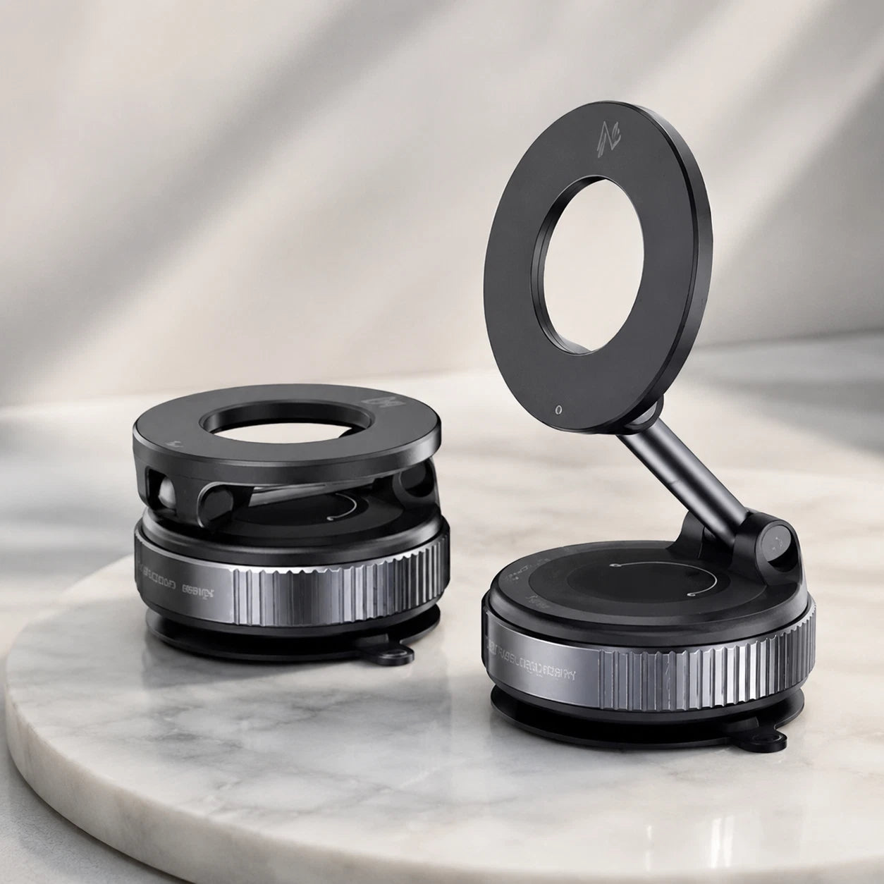 Vacuum Magnetic Phone Holder for Car – Zinc Alloy Suction Car Mount, Adjustable